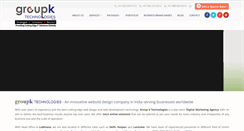 Desktop Screenshot of groupktechnologies.com